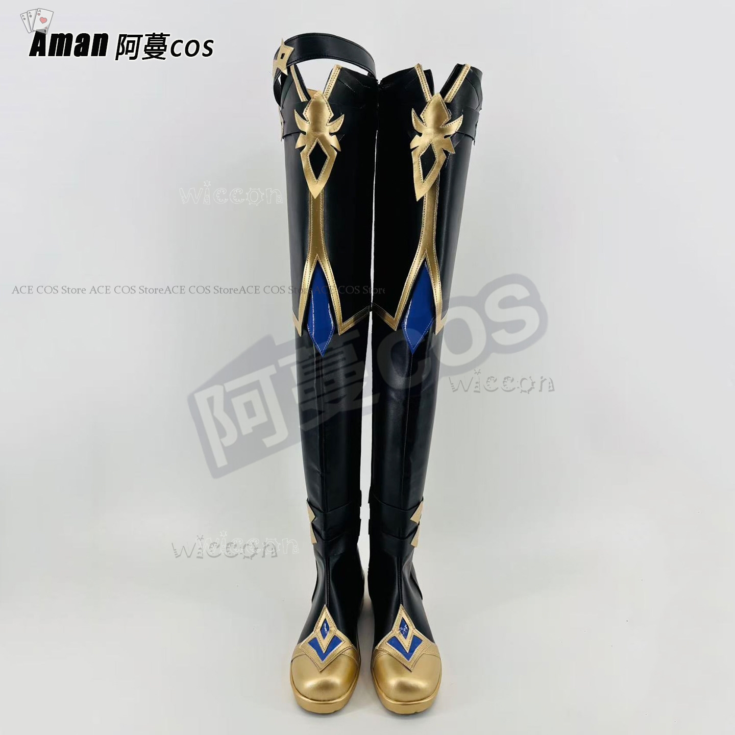 Genshin Impact Lohen High Knee - Anime Cosplay Plus Size review and price