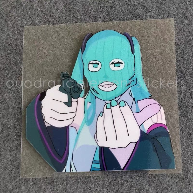 Miku Motorcycle Sticker Water  - Cosplay Anime N review and price