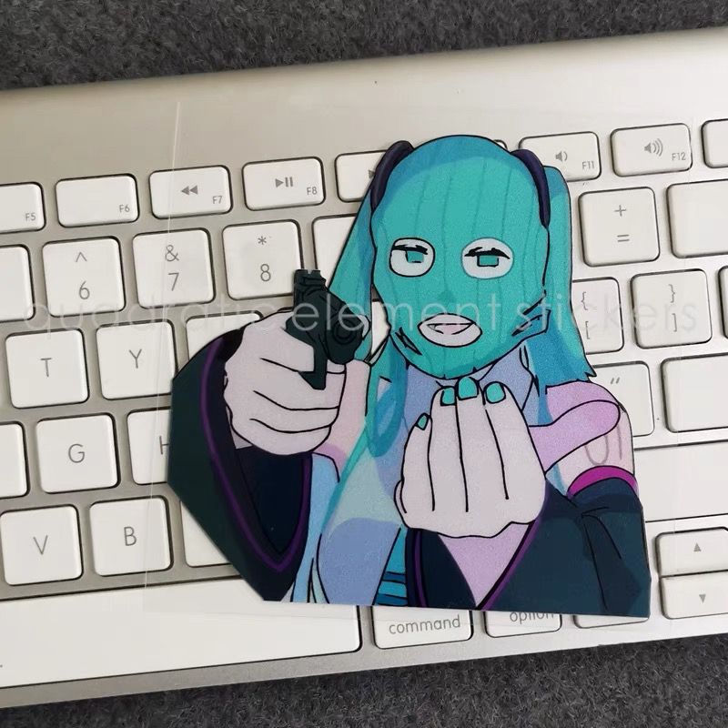 Miku Motorcycle Sticker Water  - Cosplay Anime N review and price