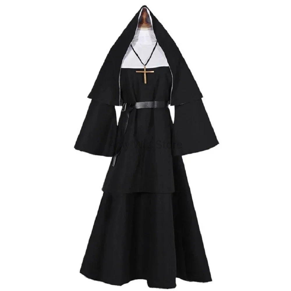 Nun Costume for Women Scary Ha - Anime Cosplay Plus Size review and price