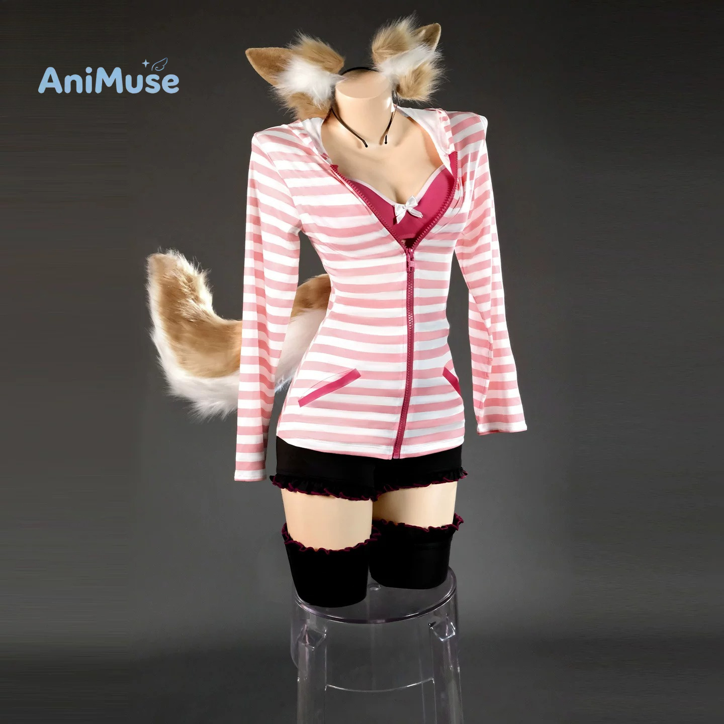 Tamamo no Mae Cosplay Costume  - Anime Cosplay Pink review and price