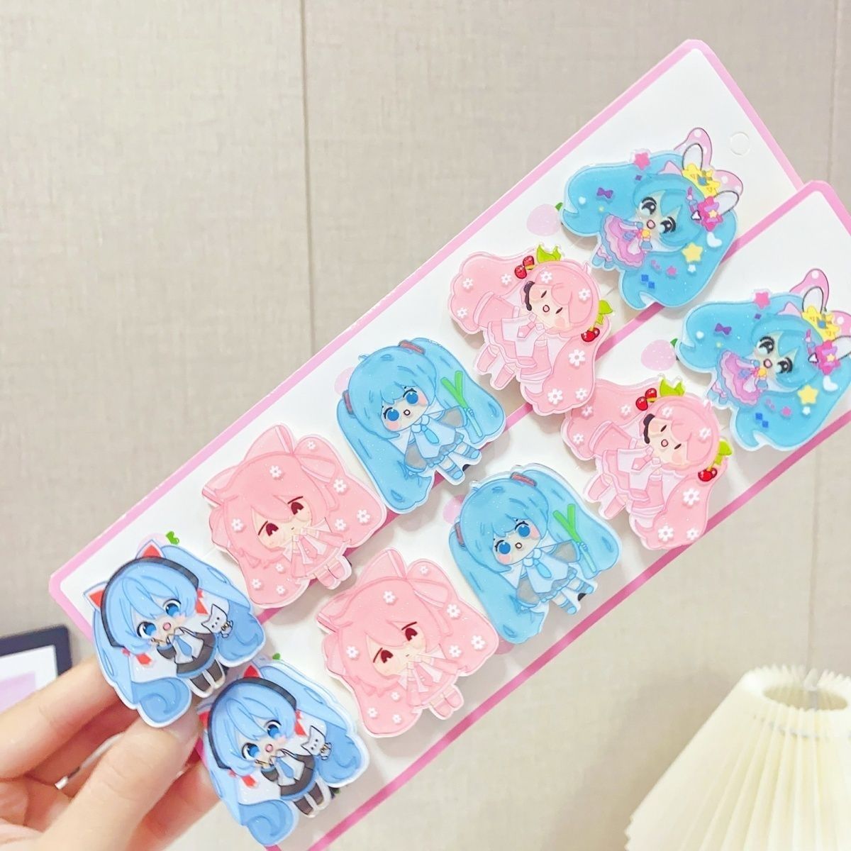 Hatsune Miku cartoon hair clip - Cosplay Anime N review and price