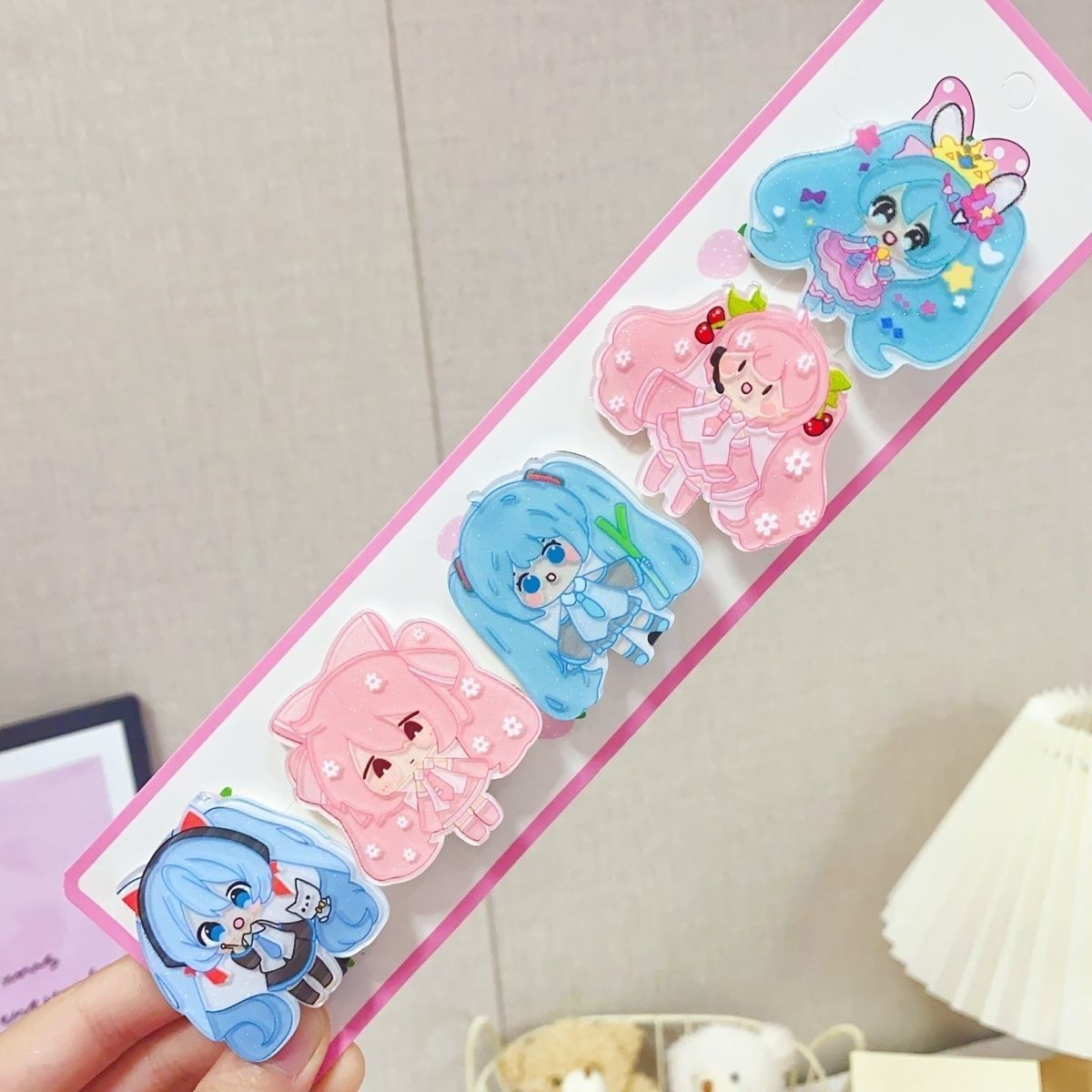 Hatsune Miku cartoon hair clip - Cosplay Anime N review and price