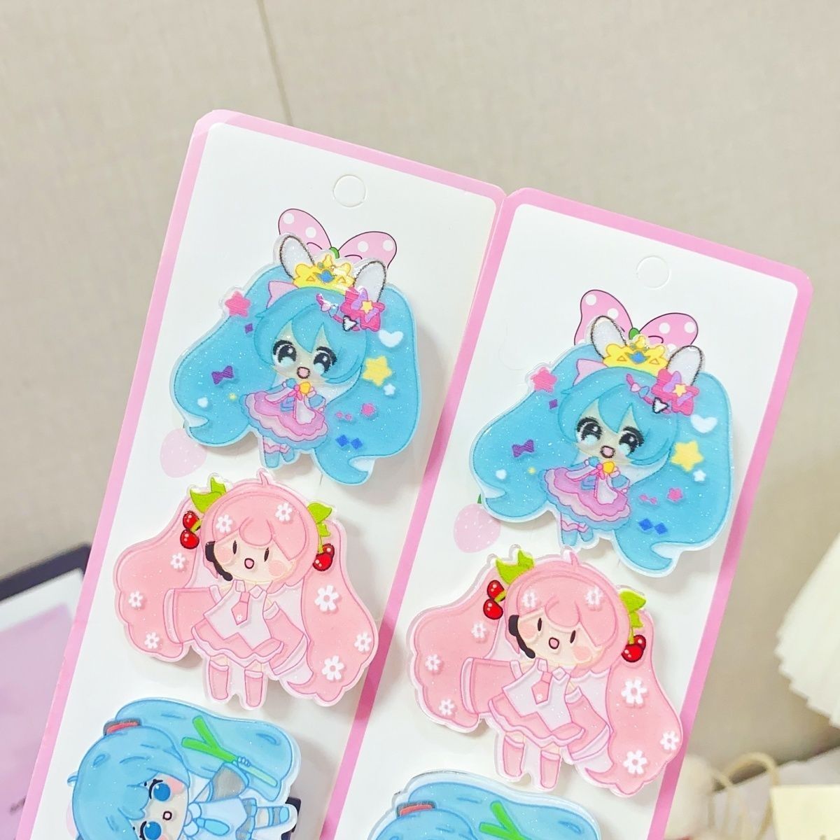 Hatsune Miku cartoon hair clip - Cosplay Anime N review and price