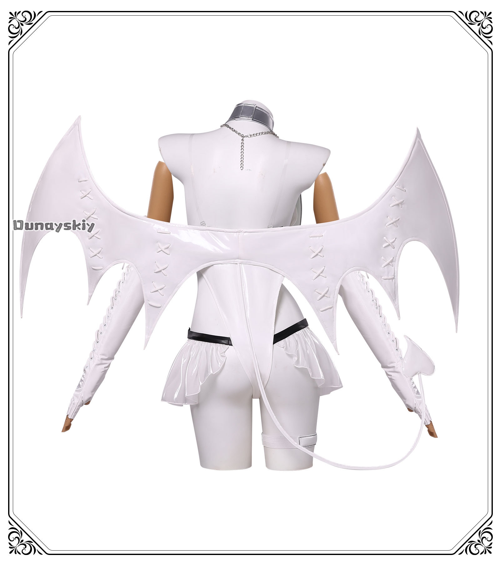 Blanc Eleg Cosplay Costume Gam - Anime Cosplay Plus Size review and price